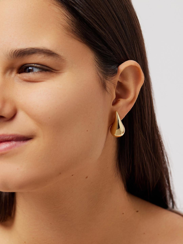 Golden Drop Earrings